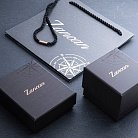 Мужской браслет с серебряной и золотой вставкой Zancan EXB269R-N от ювелирного магазина Оникс - 5