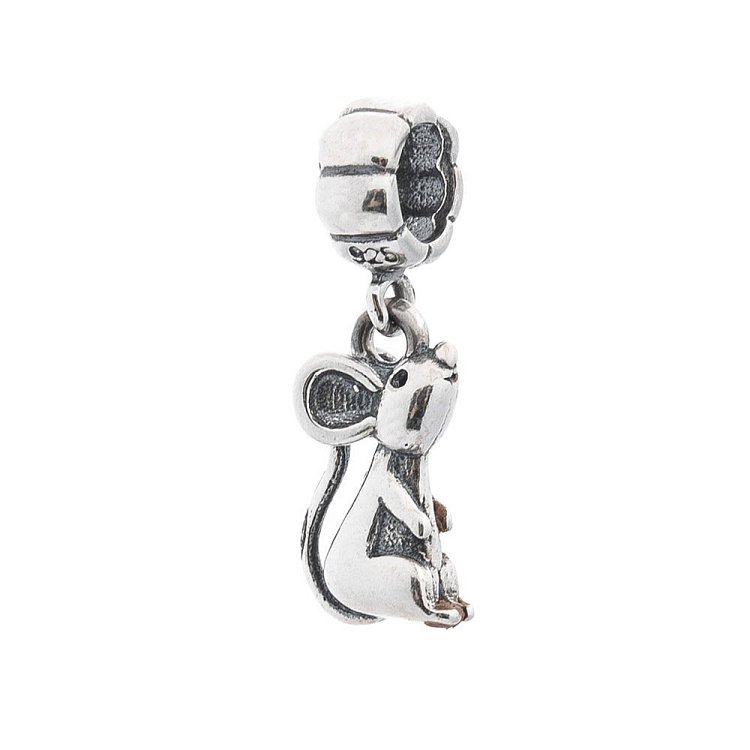 Срібний шарм "Мишка" 132603 від ювелірного магазину Онікс