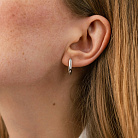 Срібні сережки "Paola" 123454 от ювелирного магазина Оникс - 3