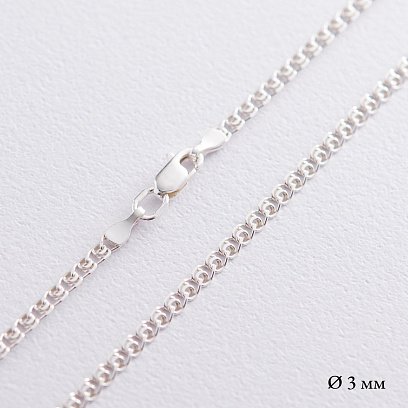 Серебряная цепочка (плетение Лав) б010352