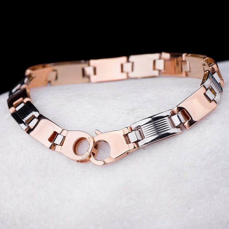 Золотий браслет б01242 від ювелірного магазину Онікс - 1