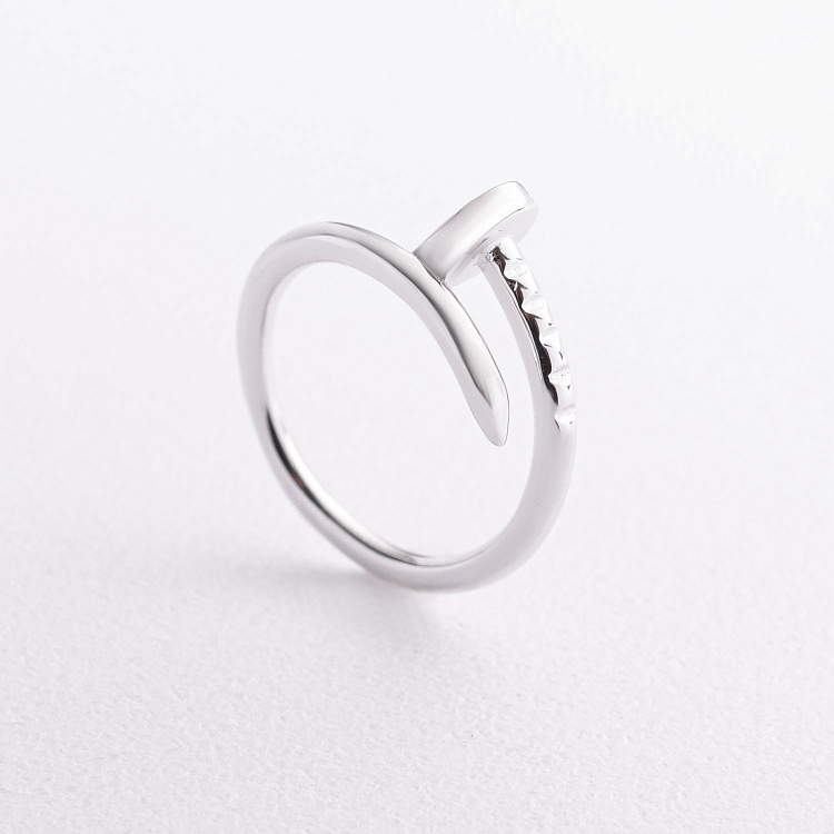 Серебряное кольцо "Гвоздь" 112701 от ювелирного магазина Оникс