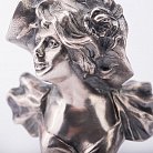 Серебряная фигура ручной работы "Бюст девушка в шляпе" сер00011 от ювелирного магазина Оникс - 1