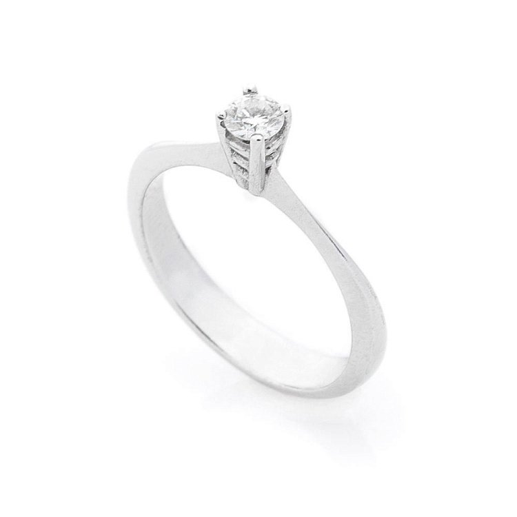 Заручальна золота каблучка з діамантом к351 від ювелірного магазину Онікс