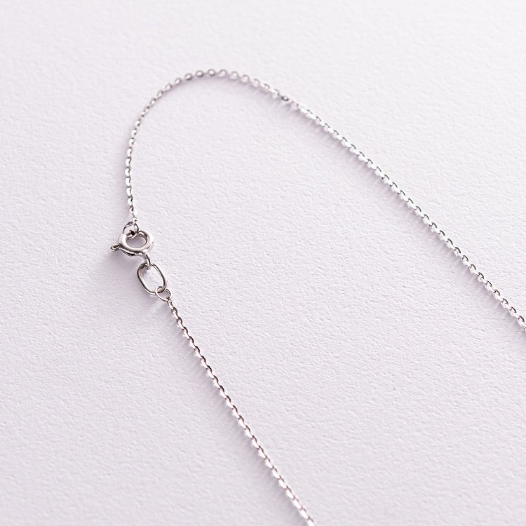 Золоте кольє "Хрестик" з діамантами 104-10017 від ювелірного магазину Онікс - 3