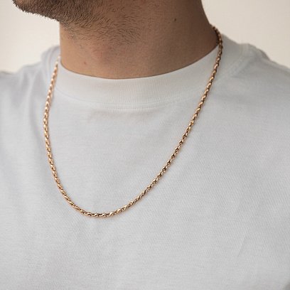 Чоловічий золотий ланцюжок ц00561 №2