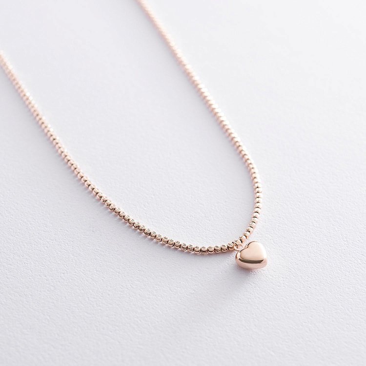 Золоте кольє "Сердечко" кол01143 від ювелірного магазину Онікс