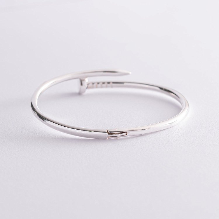 Серебряный браслет "Гвоздь" 141554 от ювелирного магазина Оникс - 3