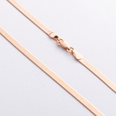 Колье "Наоми" в красном золоте (снейк) ц00514-4,0 №2