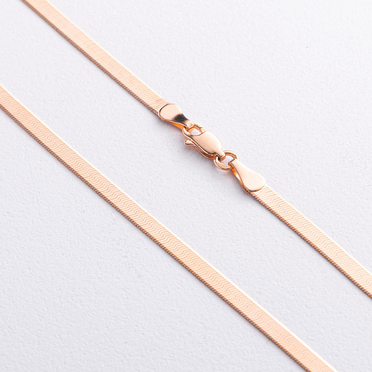 Колье "Наоми" в красном золоте (снейк) ц00514-4,0 от ювелирного магазина Оникс - 1