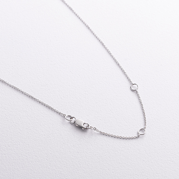 Золоте кольє "Сердечко" з діамантами колб0203ri від ювелірного магазину Онікс - 3