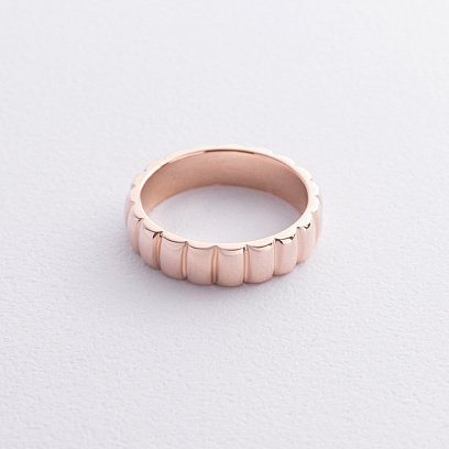 Кольцо "Leone" в красном золоте к08139 №3