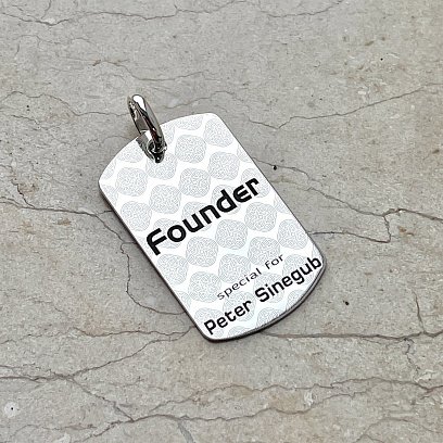 Серебряный жетон (большой) 133350 №2