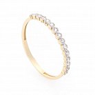 Золотое кольцо в стиле минимализм к04279 от ювелирного магазина Оникс - 1