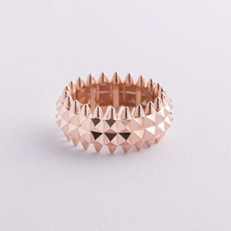 Каблучка "Pauline" в червоному золоті к08269 від ювелірного магазину Онікс - 2