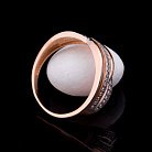 Золотое кольцо с фианитами к03953 от ювелирного магазина Оникс - 1