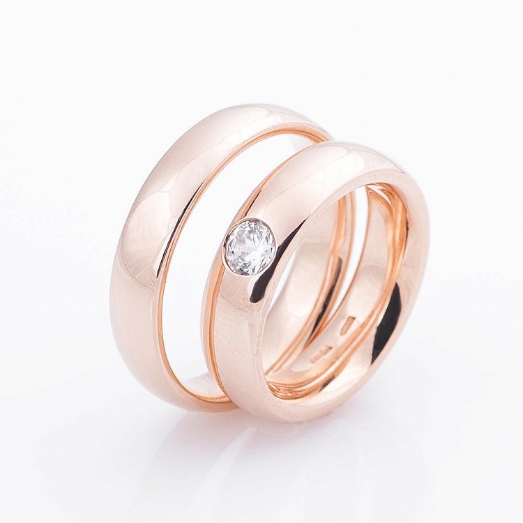 Чоловіча обручка обр000430 від ювелірного магазину Онікс - 3