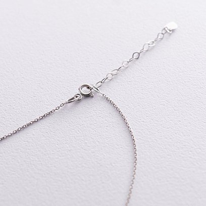 Золотое колье Геометрия (фианит) кол01675 №3