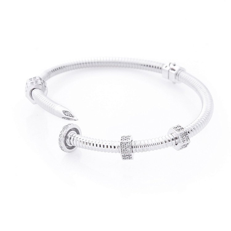 Золотой браслет "Гвоздь" б04127 от ювелирного магазина Оникс