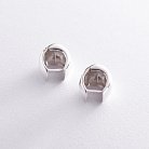 Серебряные серьги "Грация" 122705 от ювелирного магазина Оникс - 6
