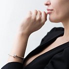 Серебряный браслет ручной работы "Узелок" 141328 от ювелирного магазина Оникс - 2