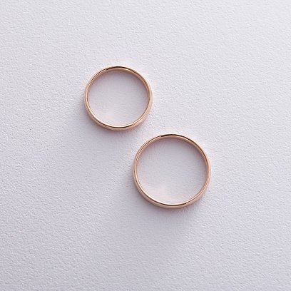 Золота обручка 3 мм (текстуроване) обр00409 №2