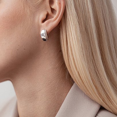 Серебряные серьги "Адель" 4936 №7
