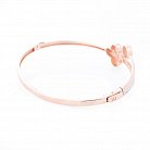 Золотой браслет "Клевер с бабочкой" (фианиты) б02973 от ювелирного магазина Оникс - 2