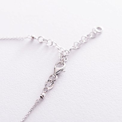 Срібне кольє "Монетки" 181077 №4