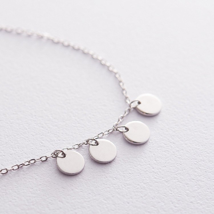 Срібне кольє "Монетки" 18744 від ювелірного магазину Онікс - 2