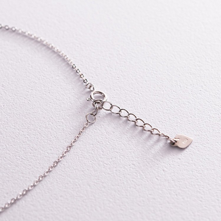 Серебряное колье "Древо жизни" с фианитами 181178 от ювелирного магазина Оникс - 6