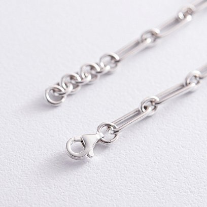 Срібний браслет "Ланцюжок з монетами" (можливе гравіювання) 141592 №4