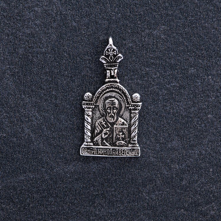 Золота підвіска "Святий Миколай" п03788 від ювелірного магазину Онікс - 4