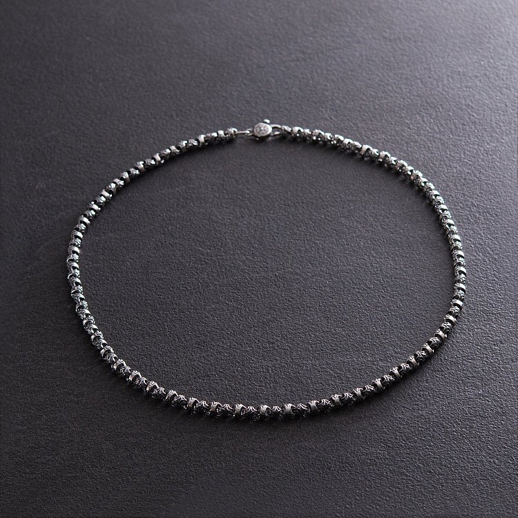 Мужская серебряная цепочка 181184 от ювелирного магазина Оникс - 4