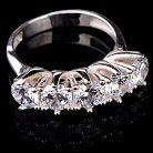 Срібний перстень (фіаніти) 111383 от ювелирного магазина Оникс