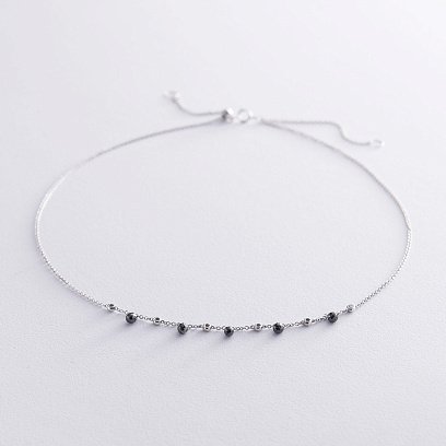 Золоте кольє з діамантами колб0051ca