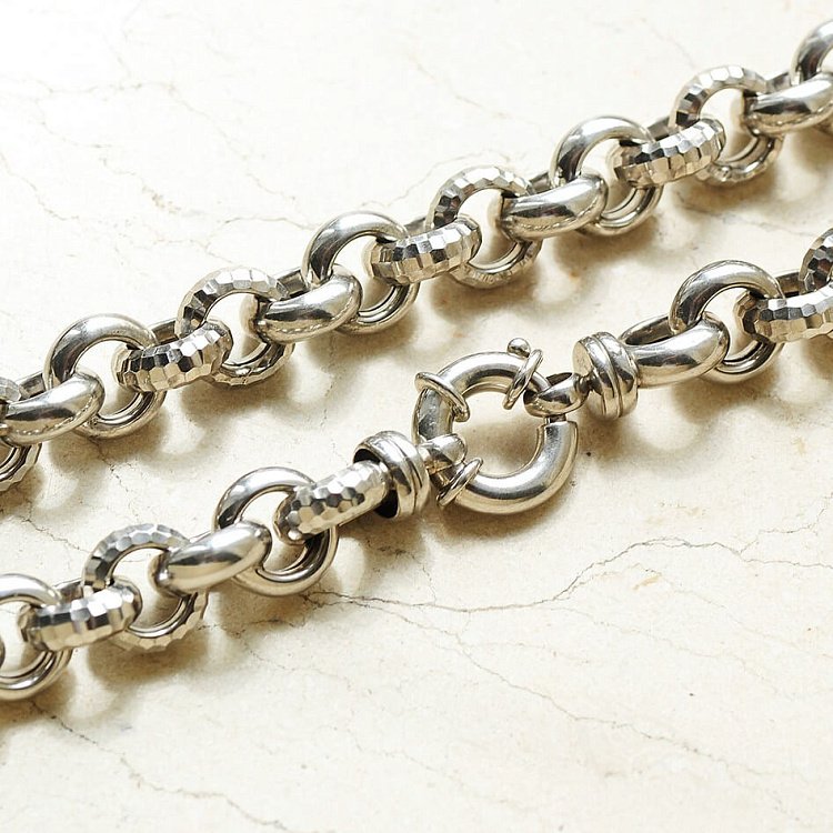 Срібне жіноче кольє без каменів 15070 від ювелірного магазину Онікс - 3