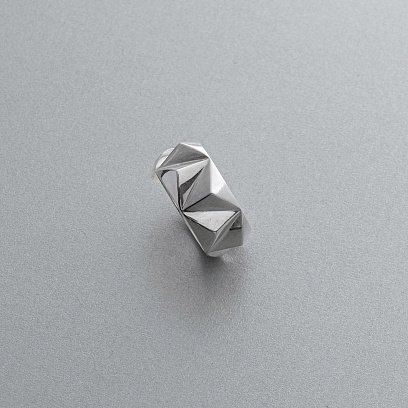 Широка срібна каблучка "Greta" 112786 №5