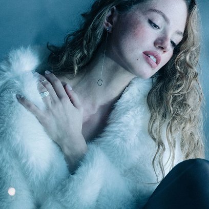 Широкое серебряное кольцо "Энид" 112693 №9