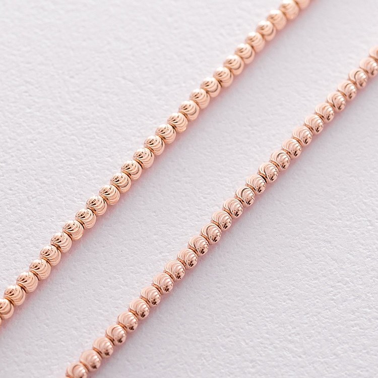 Золотий кульковий ланцюжок ц00304 від ювелірного магазину Онікс