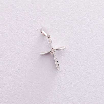 Золотой крестик (бриллиант) пб0190ri №3