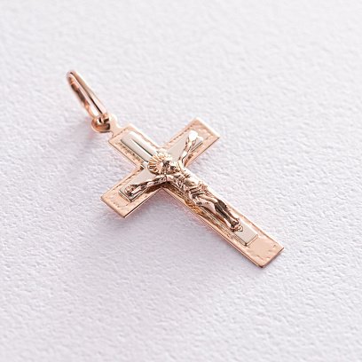 Золотой крест "Распятие. Спаси и Сохрани" 2806000