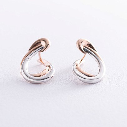 Сережки із золота с04661 №3