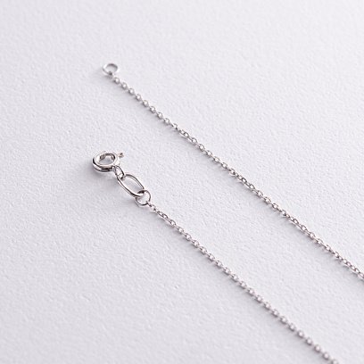 Кольє у білому золоті з діамантом 719071121 №4