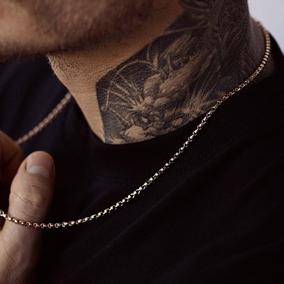 Чоловічий золотий ланцюжок ц00522 №6