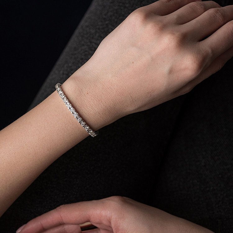 Золотий браслет з діамантами бб0004ha від ювелірного магазину Онікс - 1