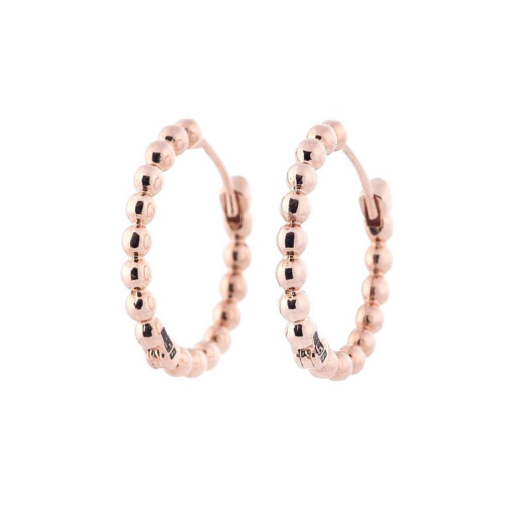 Золотые серьги-кольца с04928 от ювелирного магазина Оникс