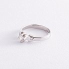 Помолвочное кольцо в белом золоте с бриллиантами к295 от ювелирного магазина Оникс - 2