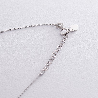 Срібне кольє "Сердечко" 181023 №2