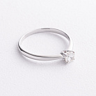 Помолвочное золотое кольцо с бриллиантом кб0693м от ювелирного магазина Оникс - 1